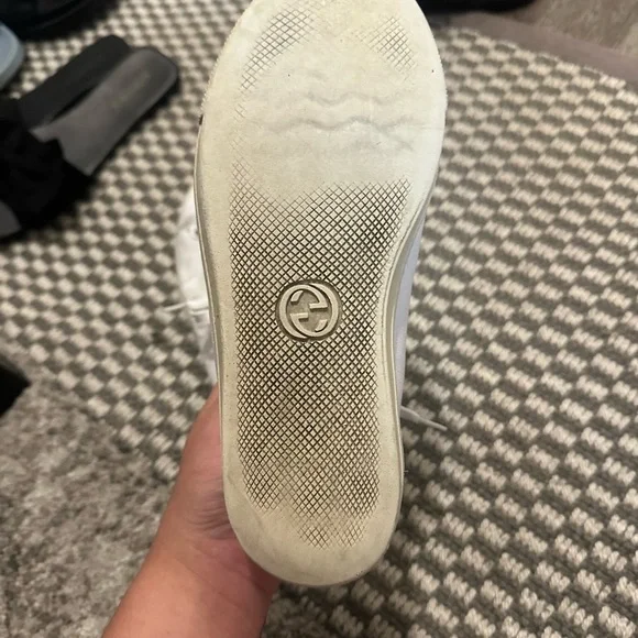 Gucci White Leather womens Sneakers - Picture 3 of 6